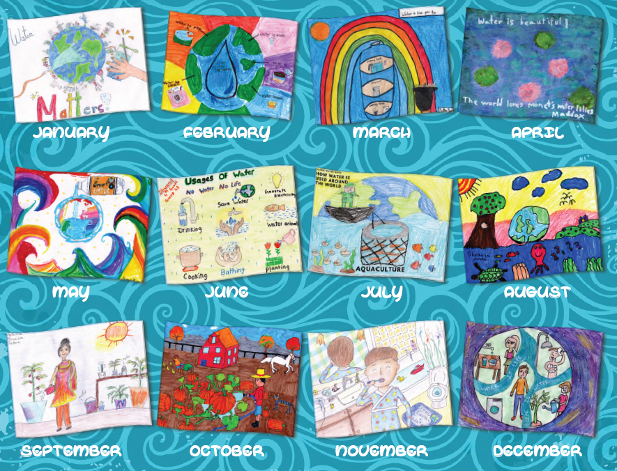 DeKalb Watershed Management Announces Art Calendar Contest Winners